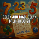 Ilustrasi kolokasi jitu togel bolak balik 4D 3D 2D